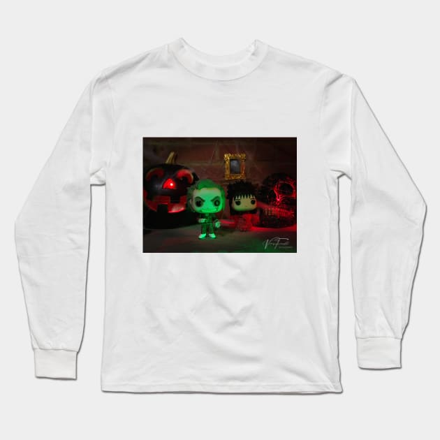 Betelgeuse & Lydia Deetz Funko Pop Long Sleeve T-Shirt by Vera T.